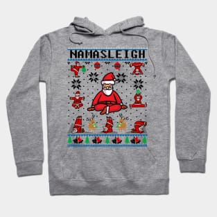 Namasleigh Yoga Funny Christmas Sweater Hoodie
